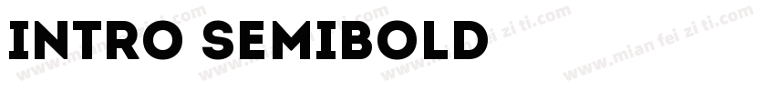Intro SemiBold字体转换